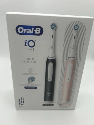 Oral-B Elektrische Zahnbürste - iO 3 + 2. Handstück - Black/Pink ✅✅✅ - Bild 1 von 4