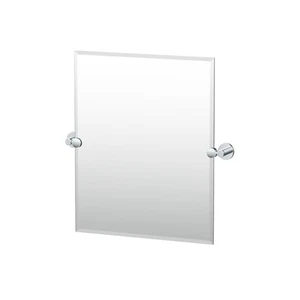 Gatco 4669SM Reveal 19-1/2" W x 24" H Rectangular Frameless - Chrome - Picture 1 of 1