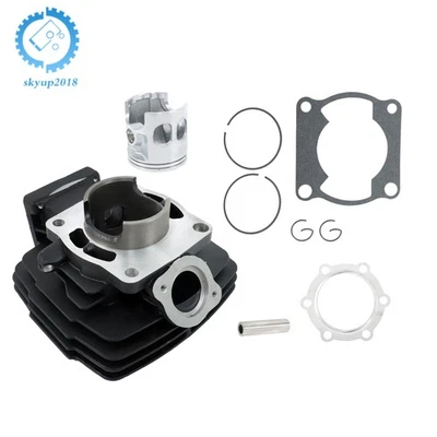 DT175 Cylinder Piston Top End Rebuild Kit 66mm for Yamaha DT175F DT175G 1978-81 - Image 1 of 4