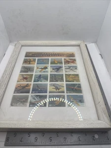 CLASSIC AMERICAN AIRCRAFT 32 cents 20 DIFFERENT STAMPS  FRAMED 78-1740S - Picture 1 of 2