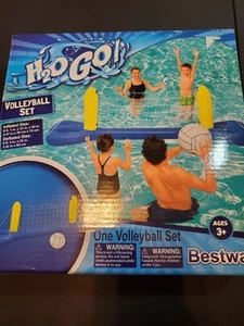 Swimming Pool Volleyball Set Inflatable 8'x23"x29" New - Picture 1 of 1