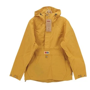 NWT FJALLRAVEN Vardag Anorak Hooded Jacket Mustard Yellow Men's XS - Picture 1 of 10