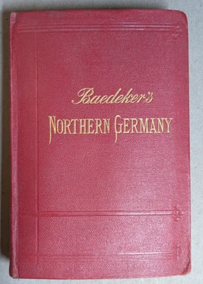 1913 Baedeker's Northern Germany Handbook - 16th Ed 24 Maps - Image 1 of 3