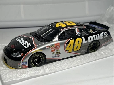 2003 Jimmie Johnson #48 Lowe's 1/24 Diecast Team Caliber Dark Chrome 1 of 684 - Image 1 of 4