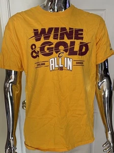 Cleveland Cavaliers Cavs T Shirt 2016 Wine & Gold All In Arena Give Away - Picture 1 of 7