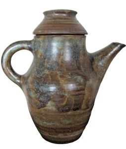 Verseuse  - LES 2 POTIERS -  MICHELLE BARGOIN & JACQUES SERRE  Brun Vert Céladon - Picture 1 of 11