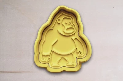 Keksform Orang-Utan PLA mit Stempel – Tiermotiv Backform für Kinder Familie - Bild 1 von 4
