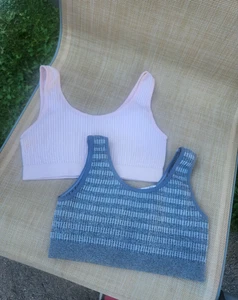 Art & Class Sports Bra - Size: L  Gray - Picture 1 of 2
