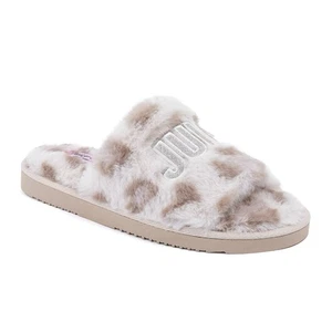Juicy Couture Faux Fur Slides Slippers Womens Size. L (9-10) NEW With Tags Y2K - Picture 1 of 7