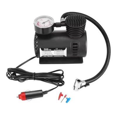 12V Small Car Tyre Air Pump, Wired Electric Air Compressor9189 - Image 1 of 4