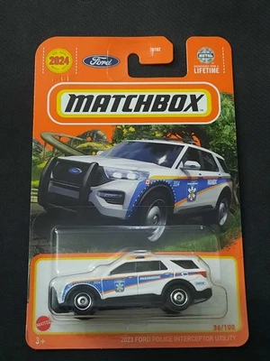 2024 Matchbox 2023 Ford Police Interceptor Utility - Image 1 of 4