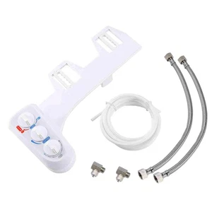 Accesorio de inodoro bidé frío caliente boquilla doble accesorio de baño no eléctrico spray - Imagen 1 de 12
