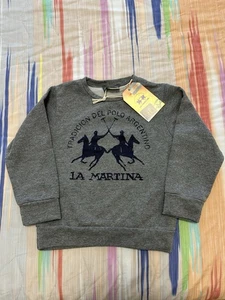 Kinder Sweatshirt La Martina Größe 4 Jahre NEU - Bild 1 von 3