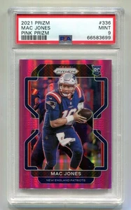Mac Jones Pink Prizm # 336 RC 2021 PSA 9 - Imagen 1 de 2
