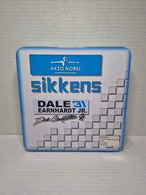 Dale Earnhardt Jr 1997 Sikkens Blue And White Tin Set 1/32 Scale Nascar Diecast - Image 1 of 3