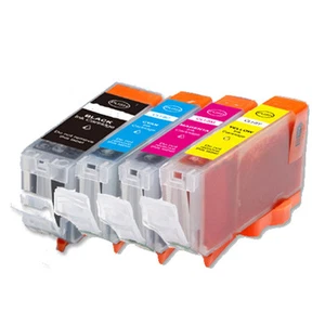 4P Quality Ink Set + Chip for Canon PGI-5 CLI-8 MP510 MX700 iP3300 iP3500 - Picture 1 of 1