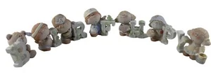 E30 - VINTAGE 1984 BUMPKINS FIGURINES ALPHABETS SERIES F, B,Y,H,I,R,P - Picture 1 of 21