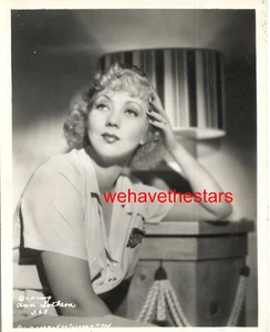 Vintage Ann Sothern GORGEOUS BLONDE BEAUTY 30s Publicity Portrait - Picture 1 of 1