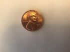1970 s Lincoln Memorial cent error floating roof BU large date, OBW roll, red