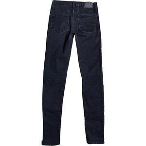 Levis 720 Super High Rise Skinny Jeans Damen Etikett 26 x 28 Schrittlänge schwarz Denim - Bild 1 von 15