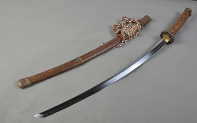 Handmade Traditional Clay Tempered T10 Steel Japanese Samurai Tachi Grind Sharp* - Image 1 of 4