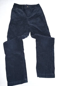 Polo Ralph Lauren Youth Size 8  Navy Blue Corduroy Dress Pants Trousers Kids - Picture 1 of 12