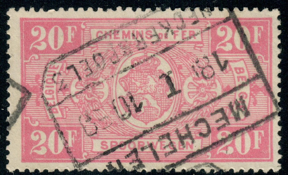 Belgium - 1927 - Railway Parcel Post-New values #3 - 20Fr - #2007 - Image 1 of 1