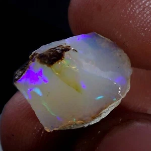 07,00 Cts Opale Naturale Grezzo Qualità AAA Etiope Welo Opale di Fuoco Pietra Preziosa Grezza - Foto 1 di 10