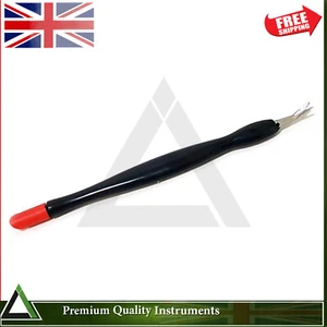 Chiropody Beauty Tool Nail Scraper Remover Skin Trimmer Red & Black Pedicure - Picture 1 of 2
