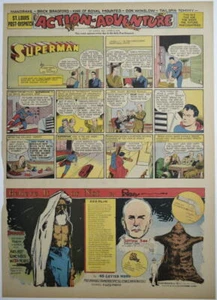 SUPERMAN SUNDAY COMIC STRIP #31 June 2, 1940 FULL Page DC Comics RARE - Picture 1 of 2