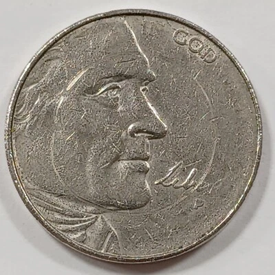 2005 P OV Jefferson Nickel Struck Through Major Grease Both Sides + Dye Crack  - Image 1 of 4