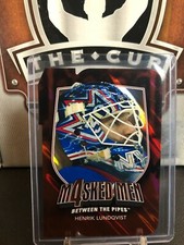 2011-12 Between The Pipes Masked Men IV Ruby Die Cuts #MM27 Henrik Lundqvist
