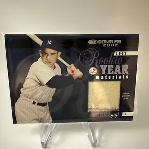 2002 Donruss Yogi Berra Rookie Year Materials Used Jersey 1947. Yankees 44/50 - Picture 1 of 2