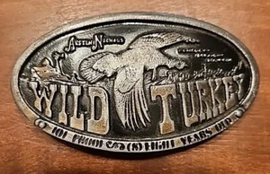 Wild Turkey Bourbon Belt Buckle 1974 Austin Nichols Promo Vtg Bergamot    - Picture 1 of 6