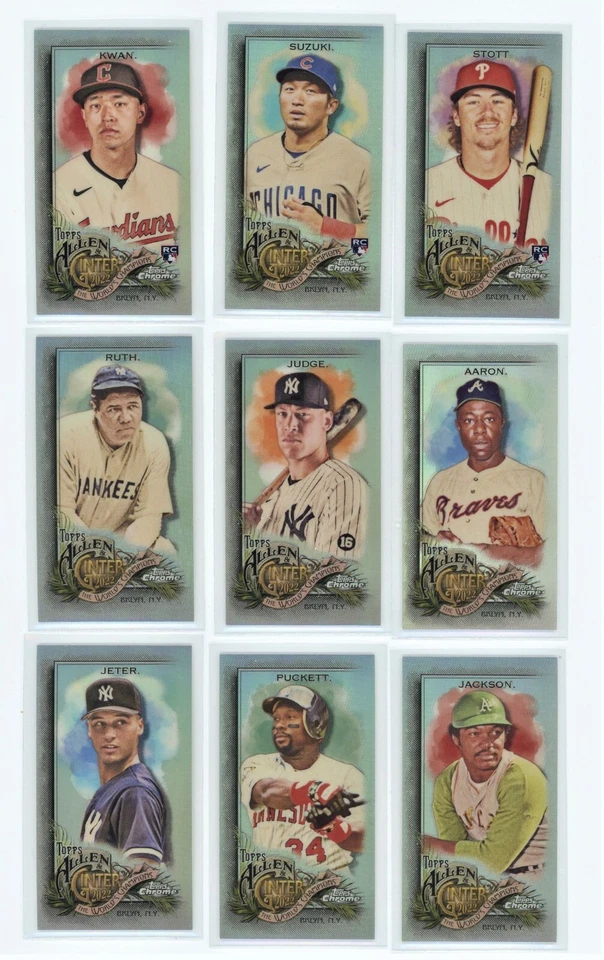 2022 Topps ALLEN & GINTER CHROME MINIs You Pick -Complete Your Set (Buy 3 Get 1) - Image 1 of 1