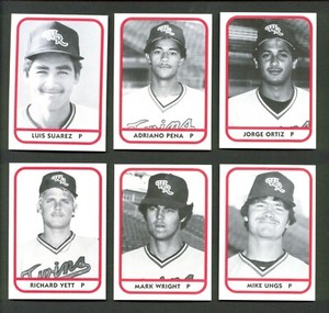 1981 TCMA Wisconsin Rapids TWINS #12 RICHARD YETT Chino CALIFORNIA