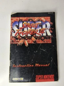 Super Street Fighter II 2 SNES Super Nintendo Instruction Manual Only - Picture 1 of 2