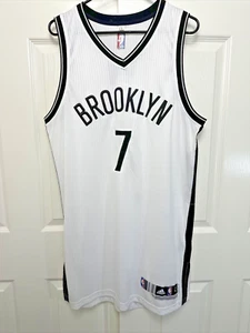 Adidas Jeremy Lin Brooklyn Nets 2016/2017 Home Rev 30 Authentic Jersey Size L+2 - Picture 1 of 15