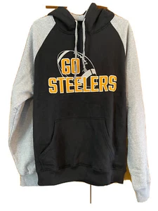 Pittsburgh Steelers Men's Pullover Hoodie Size Medium Embroidered Hoodie - Picture 1 of 4
