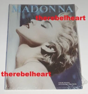 MADONNA True Blue 1986 US Songbook SEALED Poster PROMO PHOTOS Sheet Music - RARE - Picture 1 of 2