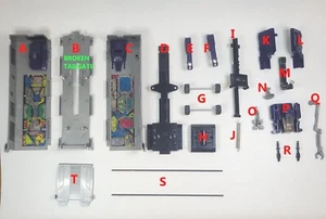 Transformers G1 Rare PARTS 1980-82 Takara Co LTD Japan OPTIMUS PRIME (T) Trailer - Picture 1 of 109