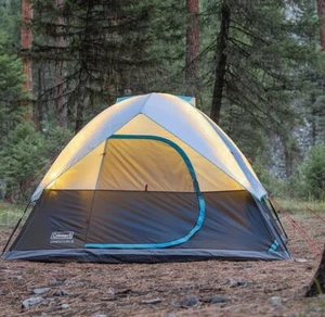 Coleman Rechargeable 6- Person Dome Tent w/Airflow & LED lighting System- NEW - Picture 1 of 11
