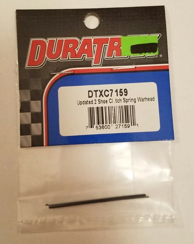 Duratrax 2 Shoe Clutch Spring Warhead Nitro 4wd Truck Vintage Rc  DTXC7159 - Image 1 of 1