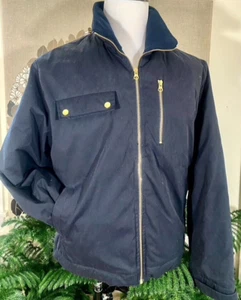 HAMMER MADE Fall/Winter Jacket Full Zip Coat Insulated Outerwear Men's L Navy - Picture 1 of 8