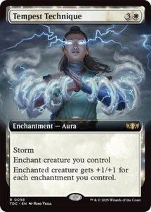 Tempest Technique Extended Art Tarkir: Dragonstorm NM MTG - Picture 1 of 1