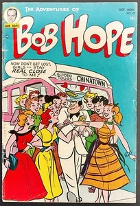 ADVENTURES OF BOB HOPE #29 1954 VG+ 3 STORIES+ AD FOR JIMMY OLSEN #1 DC HUMOR - Picture 1 of 3