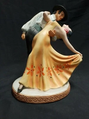 Cyrus Noble original Flamenco Dancers Whiskey Decanter 9 1/2" T x 9 1/2" W - Image 1 of 4
