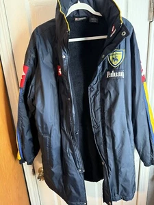 Vintage Lotto Chievo Verona Jacke Fußball Soccer WINTERMANTEL siehe Bilder Größe L - Bild 1 von 8