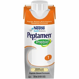 Nestle Peptamen with Prebio 1 Oral Supplement Vanilla 250 mL Carton 24 Ct - Picture 1 of 3