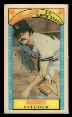 1979 Kellogg's 3-D Super Stars #11b Ron Guidry - Image 1 of 2